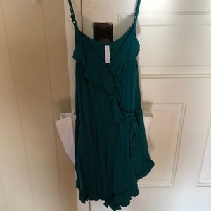 Teal Romper